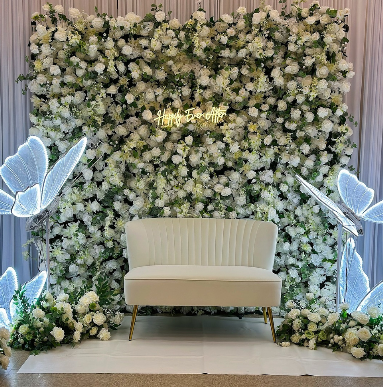 Wedding Floral Backdrop